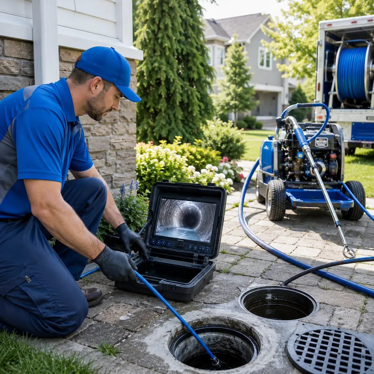 Outdoor drain cleaning professionals serving North Highlands, CA